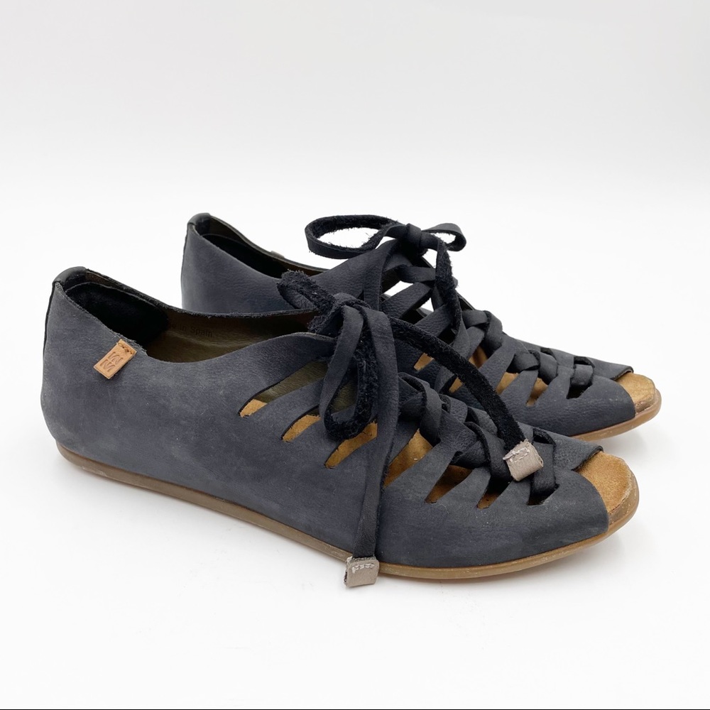 El Naturalista ND52 STELLA lace up Leather Sandals